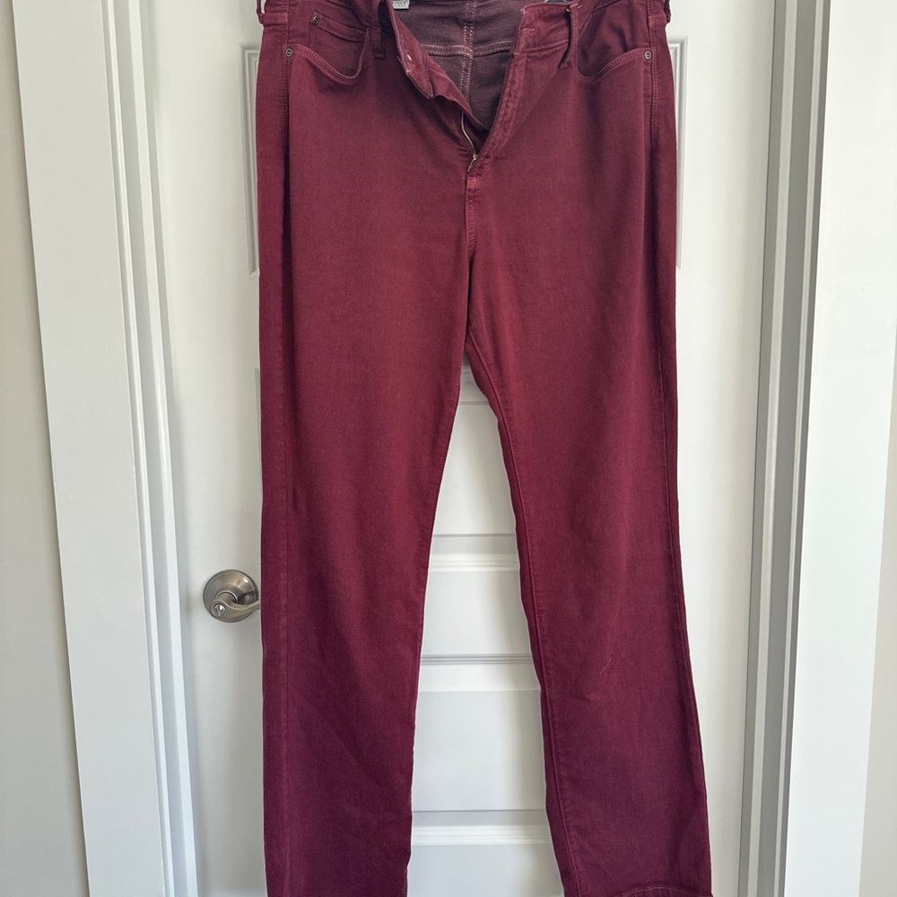 NYDJ Marilyn Burgundy Jeans
